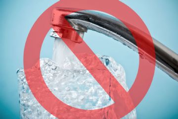 Avviso di fornitura idrica irregolare